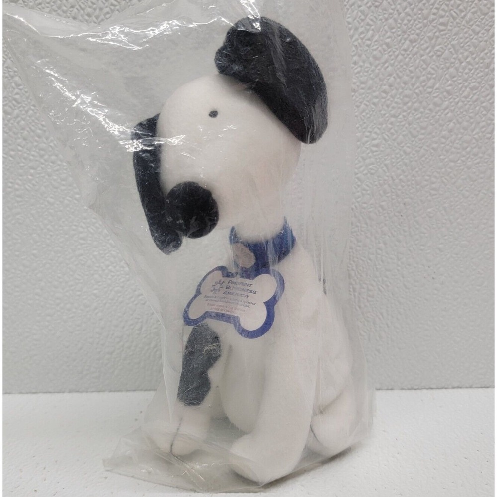 Bausch And Lomb Prevent Blindness America "Patch" Dog Plush Toy - Rare HTF